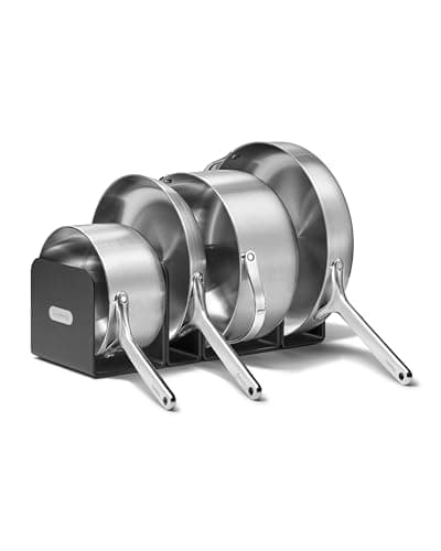 Caraway 12-Piece Stainless Steel Cookware Set, product photograph from the Amazon listing.