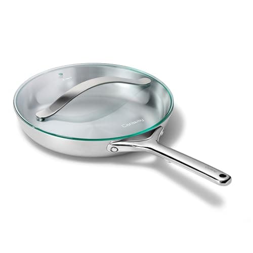 Caraway Stainless Steel 10.5-Inch Fry Pan, product photograph from the Amazon listing.