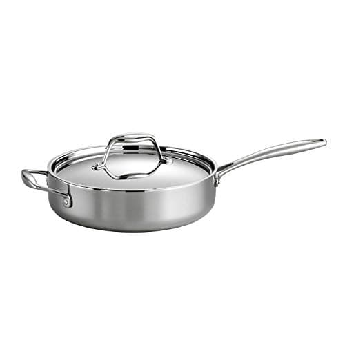 Tramontina Signature Tri-Ply Clad 3-Quart Sauté Pan, product photograph from the Amazon listing.