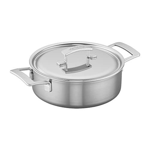 Demeyere Industry 5 3-Qt Deep Sauté Pan, product photograph from the Amazon listing.