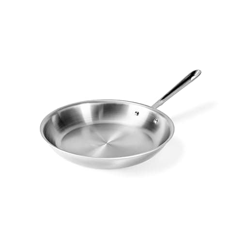 All-Clad D5 Stainless Brushed Fry Pan, product photograph from the Amazon listing.