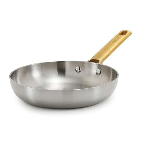 GreenPan Reserve Tri-Ply Stainless 8-Inch Frypan, product photograph from the Amazon listing.