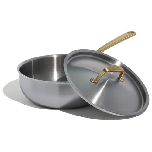 Made In Stainless Clad Saucier, product photograph from the Amazon listing.